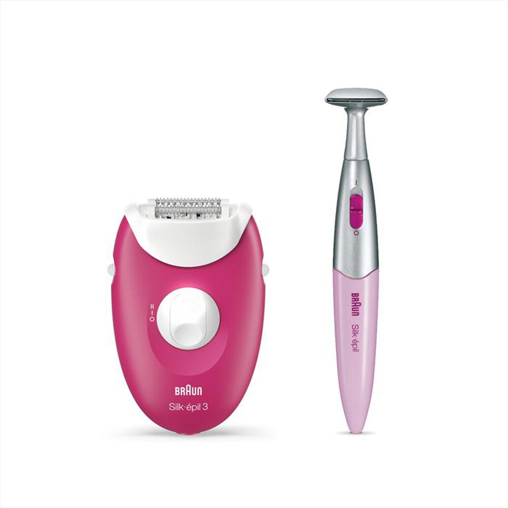 Immagine del prodotto BRAUN - Silk-&eacute;pil 3-420-Rosa/Bianco/Argento