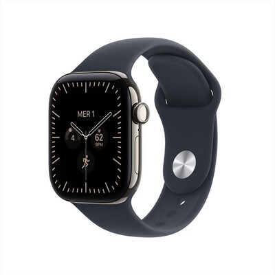 APPLE - Watch Series 12 GPS + Cellular 42mm Titanio-Sport Band Blu marino - M/L