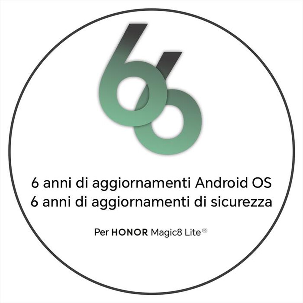 Immagine del prodotto HONOR - Smartphone MAGIC8 LITE 8/256GB-MIDNIGHT BLACK