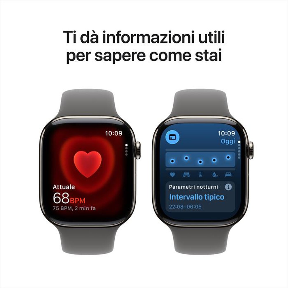 Immagine del prodotto APPLE - Watch Series 11 GPS + Cellular 46mm Titanio-Band Grigio Pietra - S/M