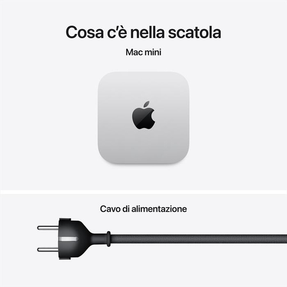 Immagine del prodotto APPLE - Mac Mini M5 Core PRO 15 CPU 16 GPU 24GB 512GB-Argento