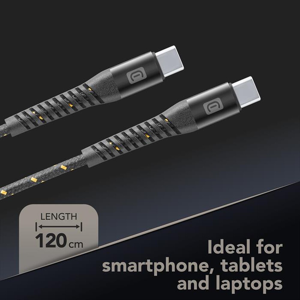 Immagine del prodotto CELLULARLINE - CAVO USB-C A USB-C 100W ULTRARESISTENTE-Nero