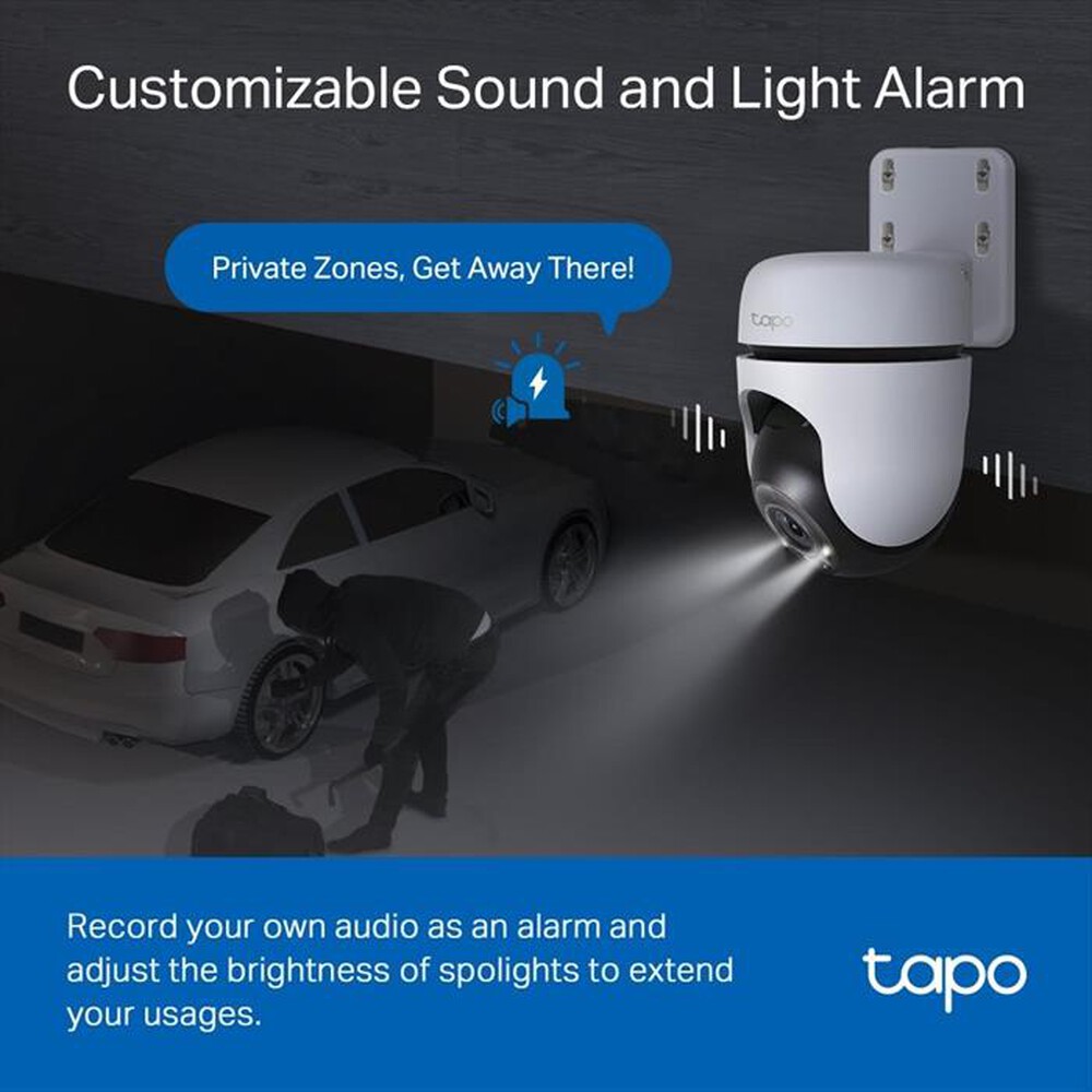 Immagine del prodotto TP-LINK - Telecamera TC41 OUTDOOR PAN/TILT SECURITY WI-FI 2K