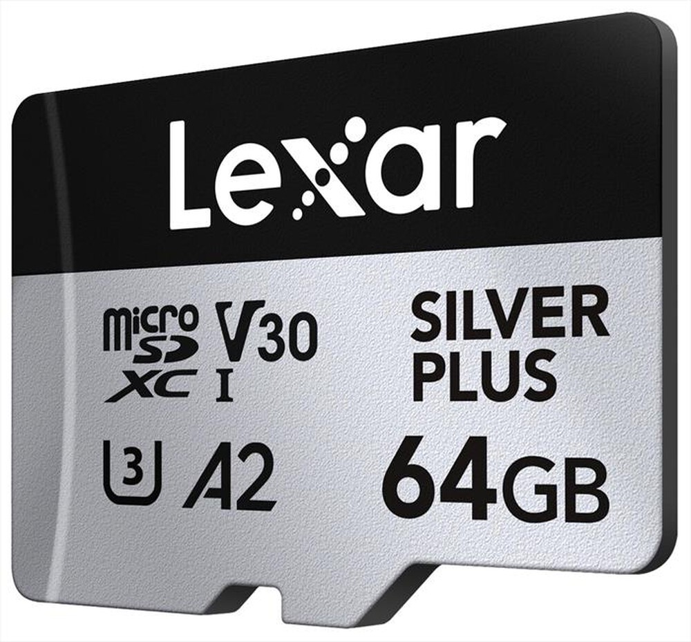 Immagine del prodotto LEXAR - 64GB MICROSDXC PLUS BIPACK-Silver