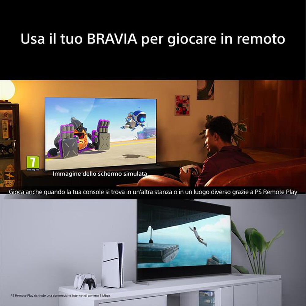 Immagine del prodotto SONY - Smart TV LED UHD 4K 43" K43S25M2PB.CEI-NERO