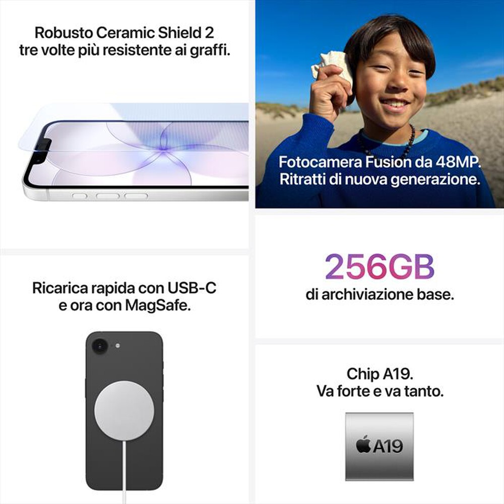 Immagine del prodotto APPLE - iPhone 17e 256GB-Rosa Chiaro