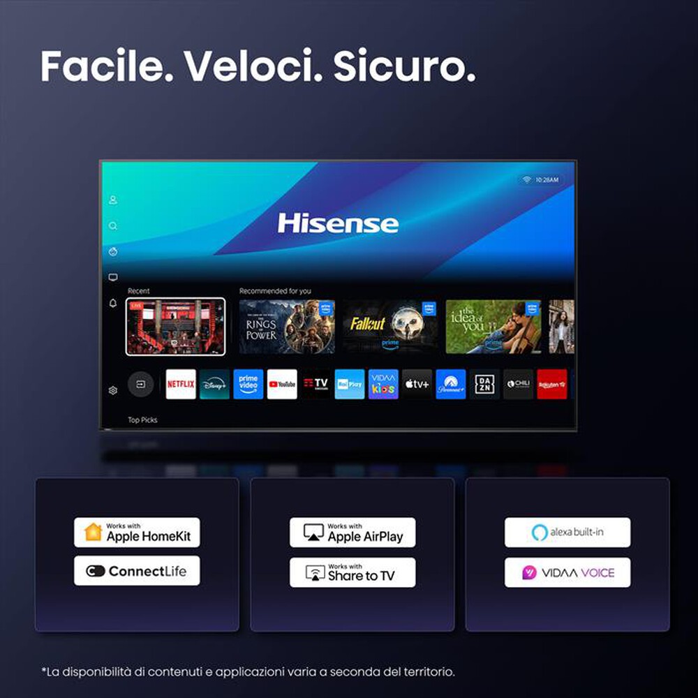 Immagine del prodotto HISENSE - Smart TV QLED 65" 4K Ultra HD 65E79Q-NERO